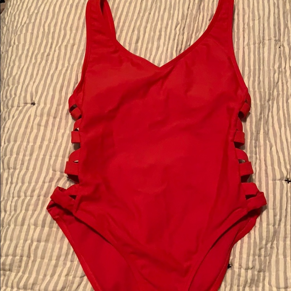 One piece bathing suit